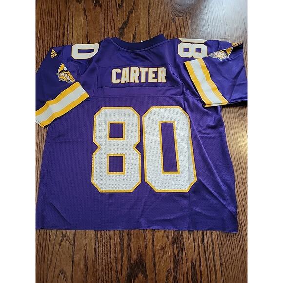 Adidas Chris Carter Minnesota Vikings NFL Football Jersey Youth Large 14-16 - Picture 1 of 9
